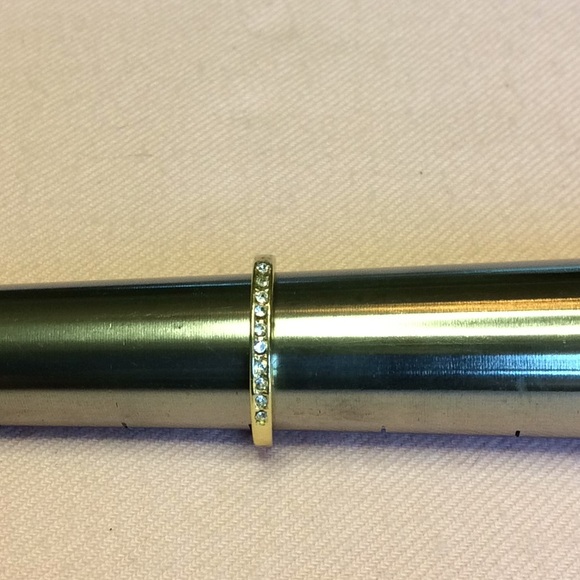 FINAL SALE PRICE Gold Ruby Post & Honey Dangle ER’s + Band Ring - Picture 6 of 7